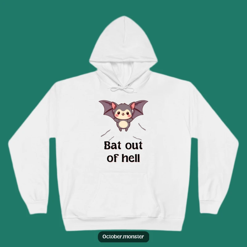 Cozy Funny Bat Animal Hoodie: Warm Your Wings with this Friendly Flyer, Great Funny Gift!