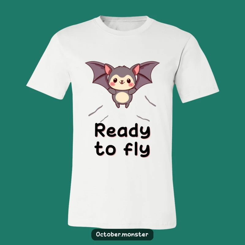 Funny Bat Animal T-Shirt: Friendly Flyer Design, Awesome Funny Gift for Bat Fans!