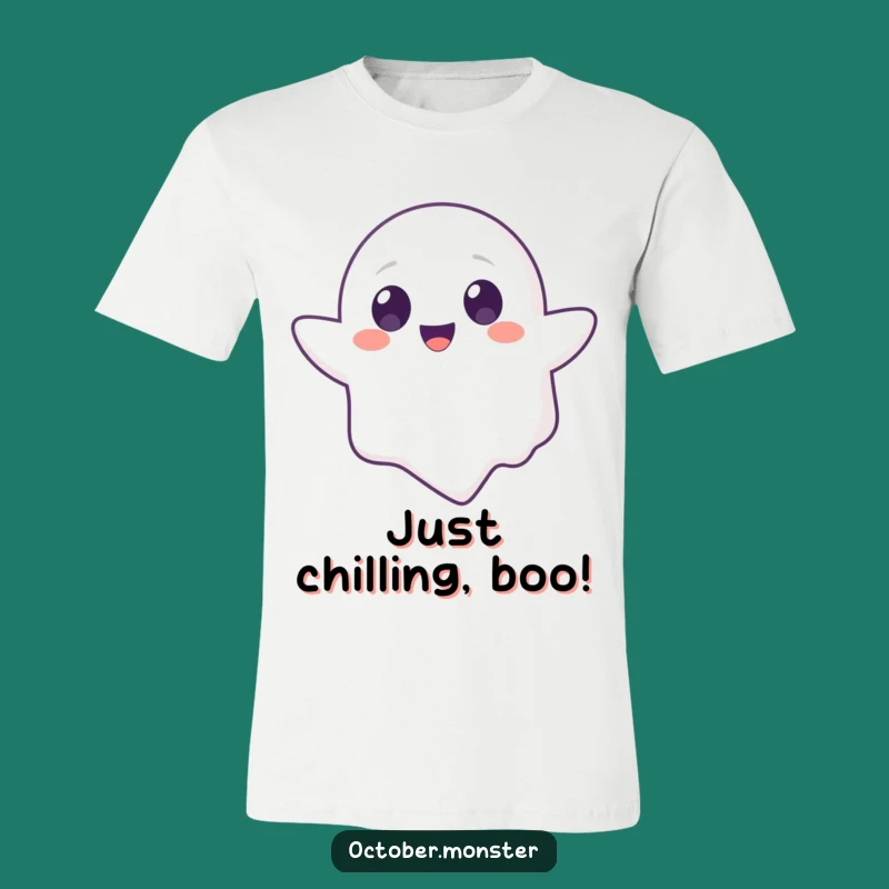 Funny Ghost Animal T-Shirt: Cute Floating Character, Awesome Humorous Apparel Gift